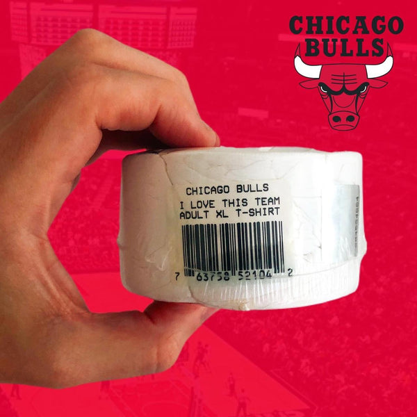 Vintage Deadstock NBA Chicago Bulls "i love this team!" T-Shirt (XL)