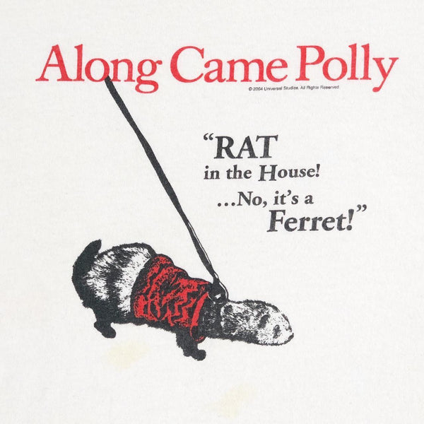 2004 Along Came Polly “RAT in the House! …No, it’s a Ferret!” Movie T-Shirt (L)