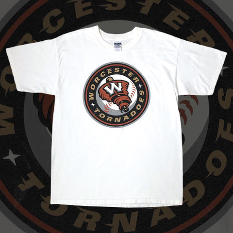 Worcester Tornadoes Can-Am Baseball T-Shirt (L)
