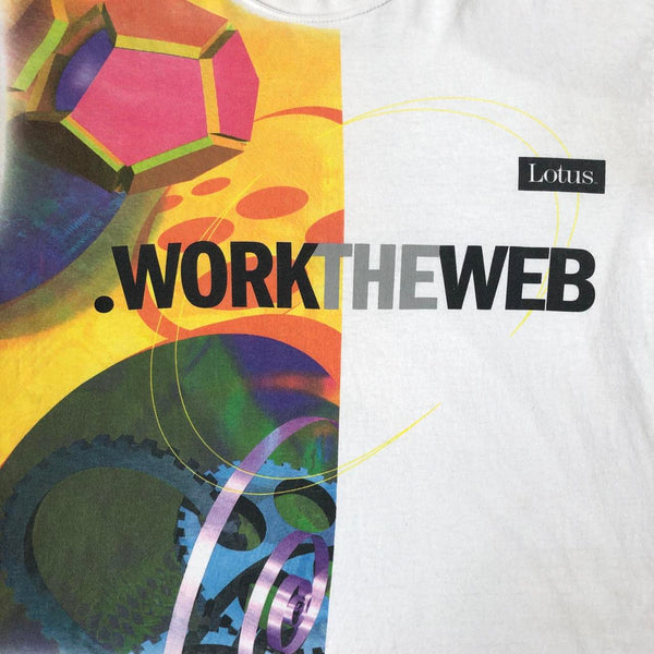Vintage Lotus Software "Work the Web" T-Shirt (XL)