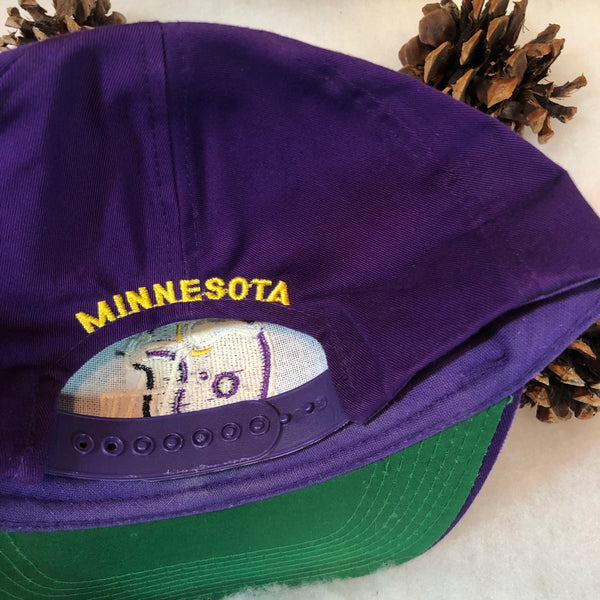 Vintage NFL Minnesota Vikings AJD Helmet Twill Snapback Hat