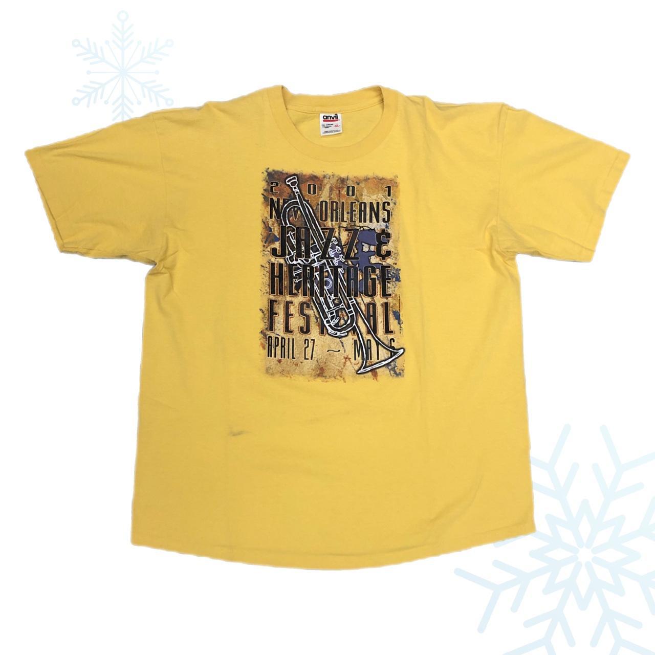 Vintage 2001 New Orleans Jazz & Heritage Festival T-Shirt (XL)