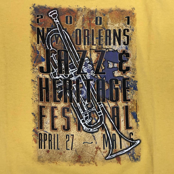 Vintage 2001 New Orleans Jazz & Heritage Festival T-Shirt (XL)