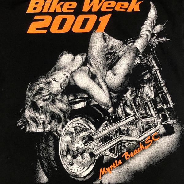 Vintage 2001 Myrtle Beach South Carolina Bike Week T-Shirt (XL)
