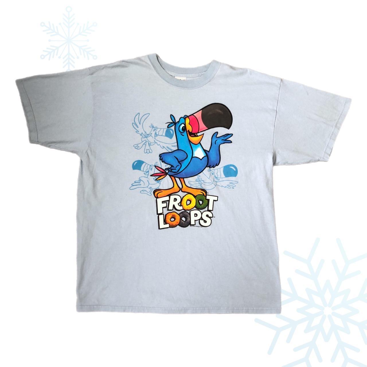 2004 Froot Loops Cereal Graphic T-Shirt (XL)
