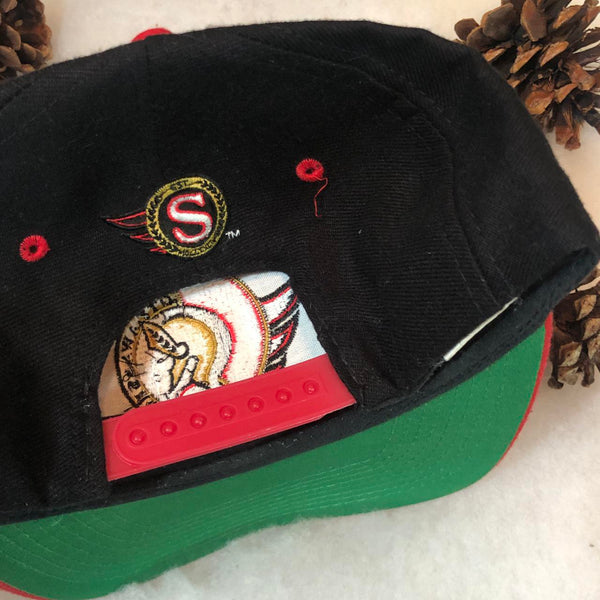 Vintage NHL Ottawa Senators Logo 7 Wool Snapback Hat