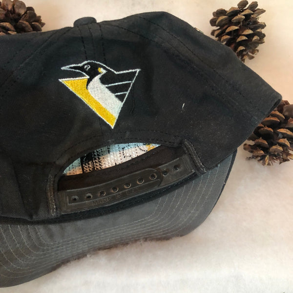 Vintage Deadstock NWT NHL Pittsburgh Penguins Sports Specialties Snapback Hat