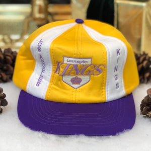 Vintage Deadstock NWOT NHL Los Angeles Kings Lakers Colorway Snapback Hat