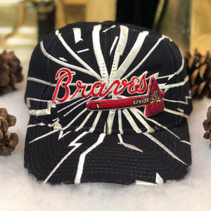 Vintage MLB Atlanta Braves Starter Collision Snapback Hat