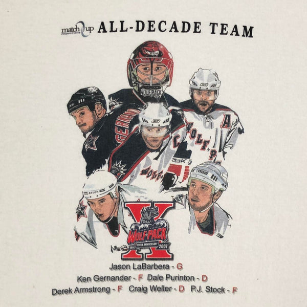 2007 AHL Hartford Wolfpack 10th Anniversary All-Decade Team T-Shirt (XL)