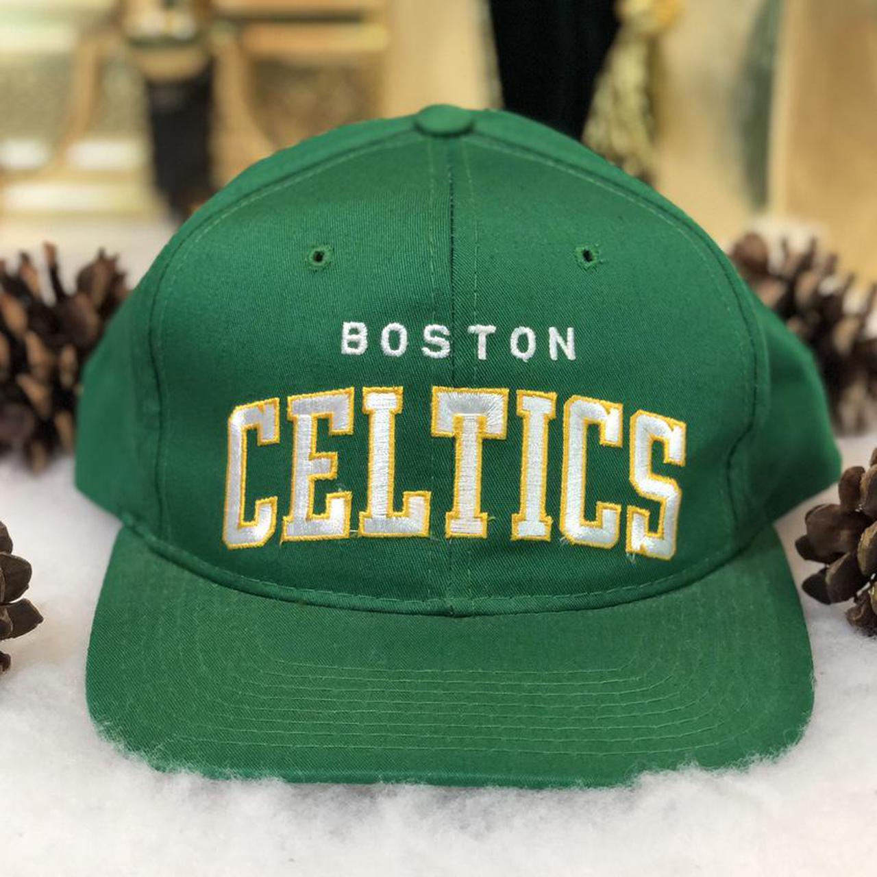 Vintage Deadstock NWOT NBA Boston Celtics Starter Arch Twill Snapback Hat