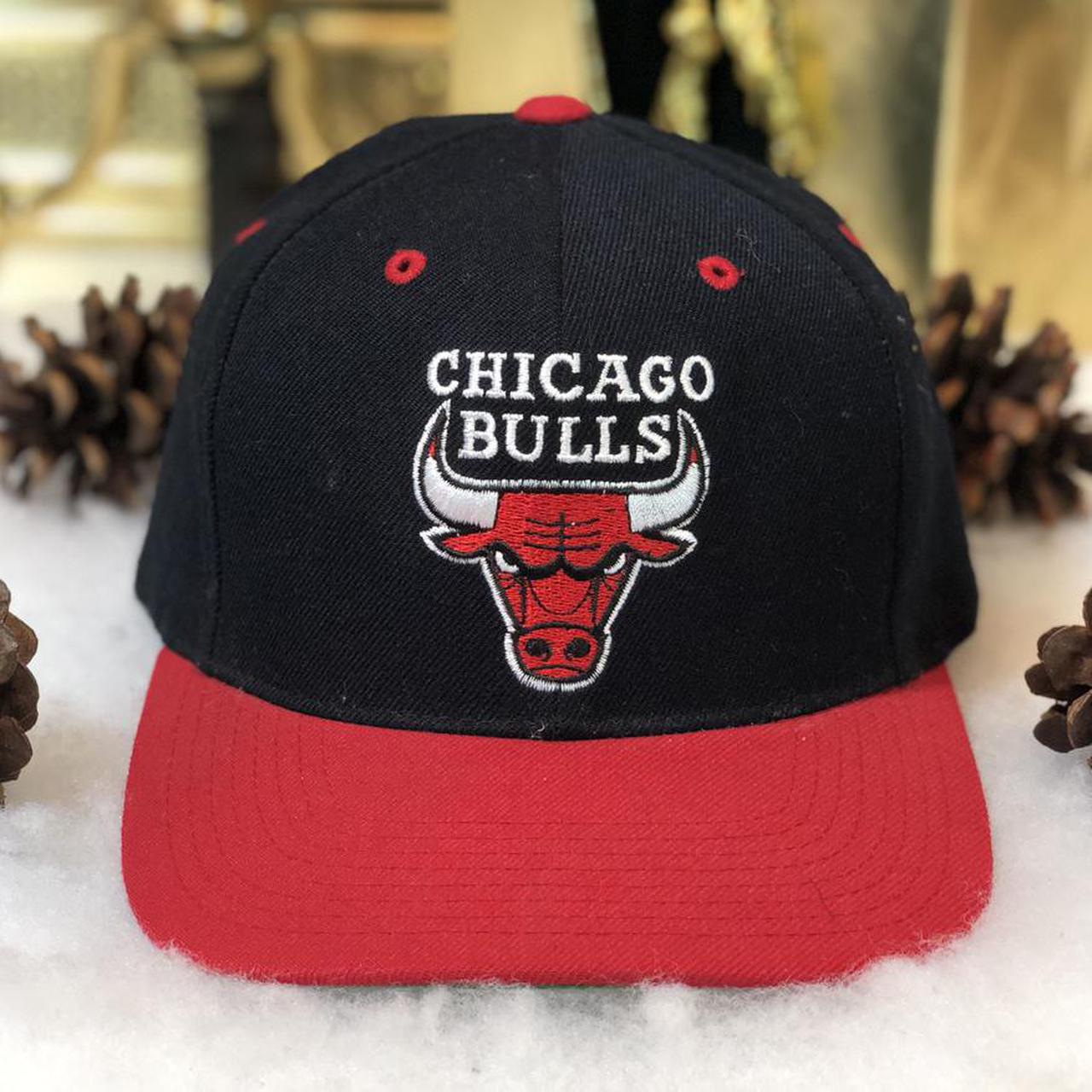 Vintage NBA Chicago Bulls The G Cap Wool Strapback Hat