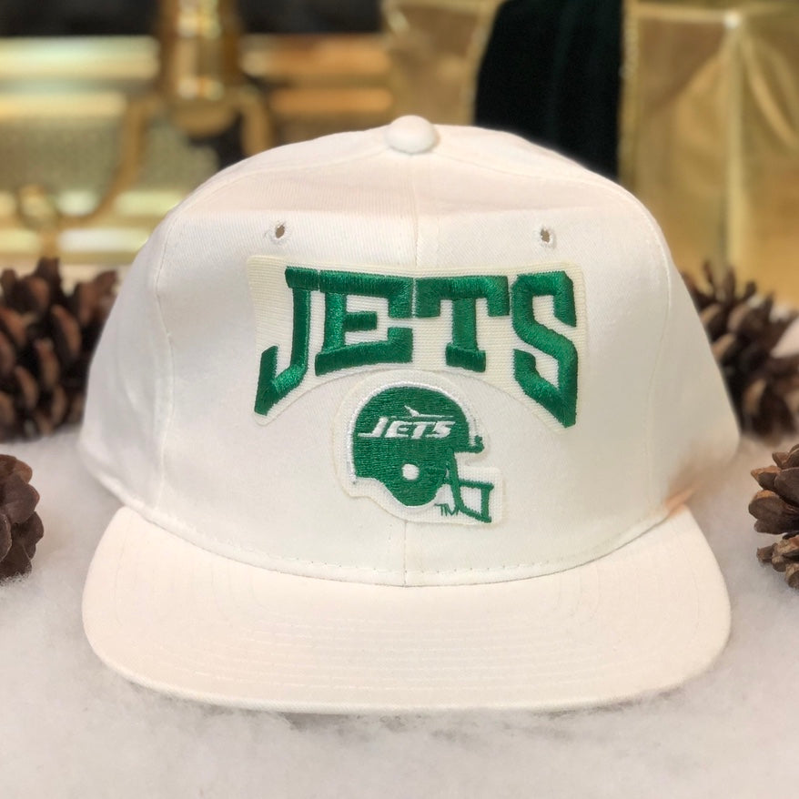 Vintage Deadstock NWOT NFL New York Jets New Era Arch Snapback Hat