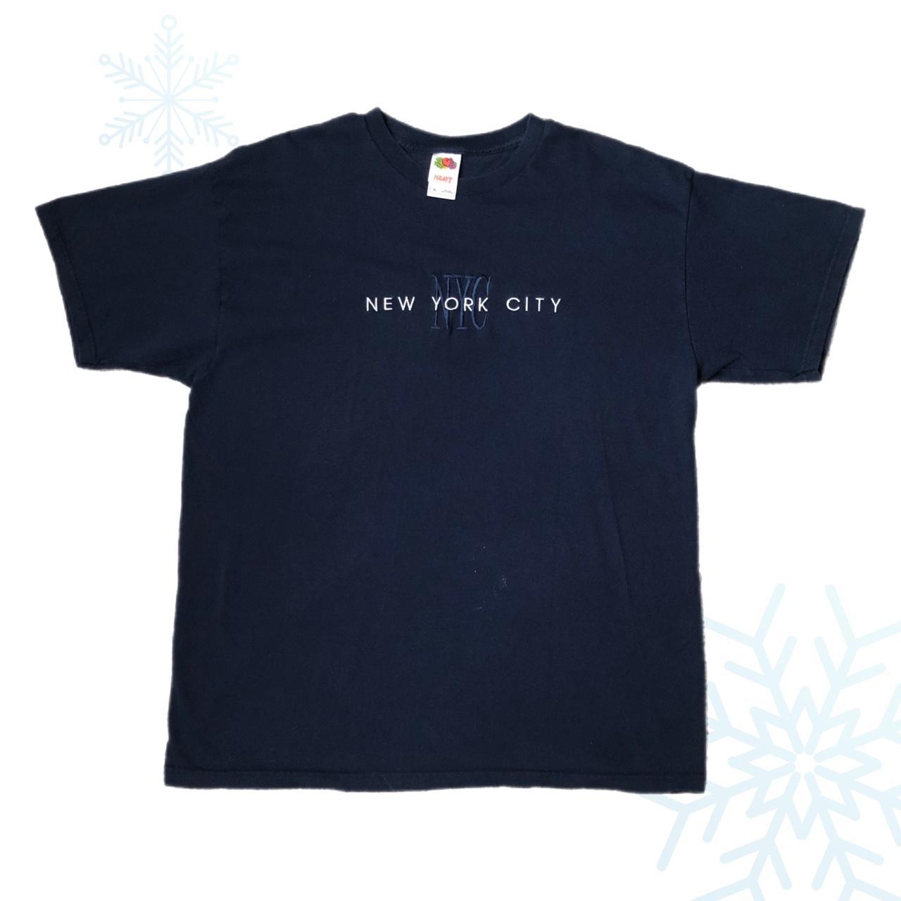 Vintage New York City NYC Embroidered Calvin Klein Parody T-Shirt (XL)