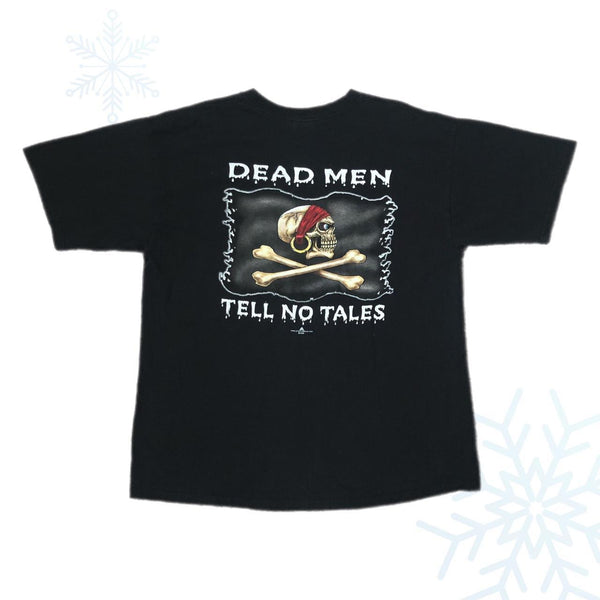 Vintage 2002 Savannah Georgia Dead Men Tell No Tales T-Shirt (XL)