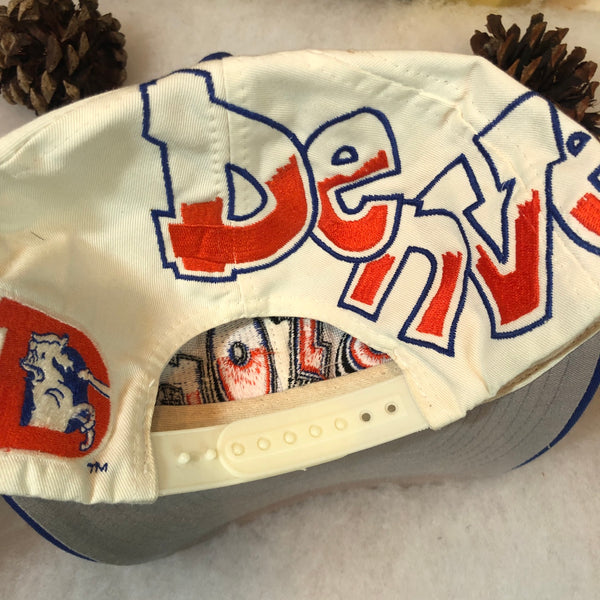 Vintage NFL Denver Broncos Graffiti Snapback Hat