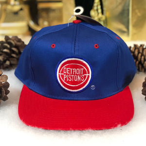 Vintage Deadstock NWT NBA Detroit Pistons Snapback Hat