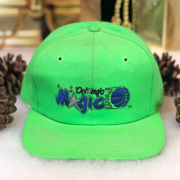 Vintage Deadstock NWOT NBA Orlando Magic Neon Snapback Hat