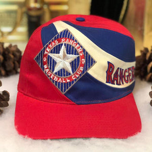 Vintage MLB Texas Rangers Swirl Snapback Hat