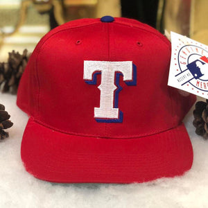 Vintage Deadstock NWT MLB Texas Rangers Outdoor Cap Snapback Hat