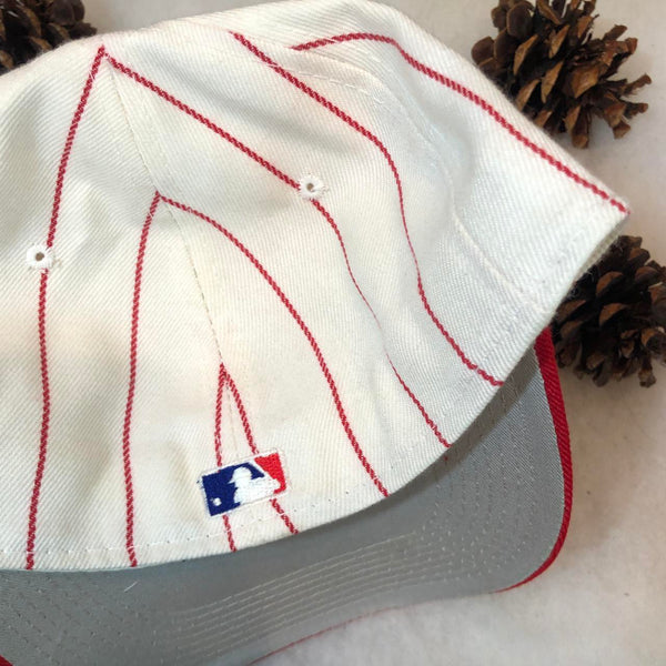 Vintage MLB Cincinnati Reds Sports Specialties Pinstripe Fitted Hat 7 1/4