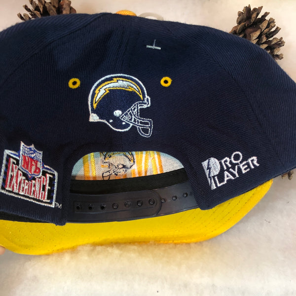 Vintage Deadstock NWT NFL San Diego Chargers Pro Player Snapback Hat