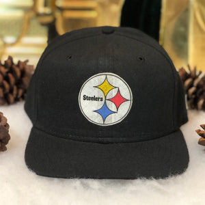 Vintage Deadstock NWOT NFL Pittsburgh Steelers New Era Plain Logo Snapback Hat