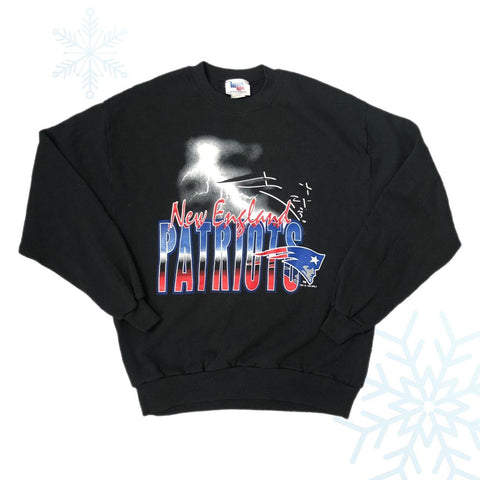 Vintage 1995 NFL New England Patriots Lightning Locker Line Crewneck Sweatshirt (L)