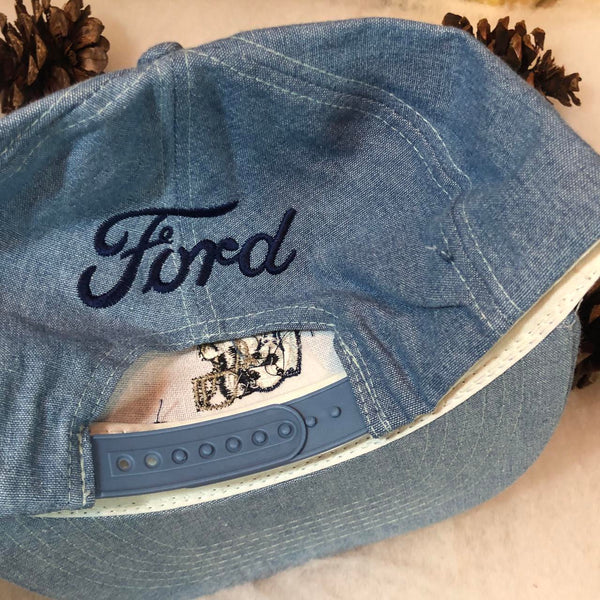 Vintage Deadstock NWOT NFL Dallas Cowboys Ford Denim Snapback Hat