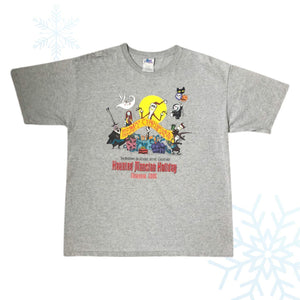 Vintage 2002 Disneyland Haunted Mansion Holiday Nightmare Before Christmas T-Shirt (XL)