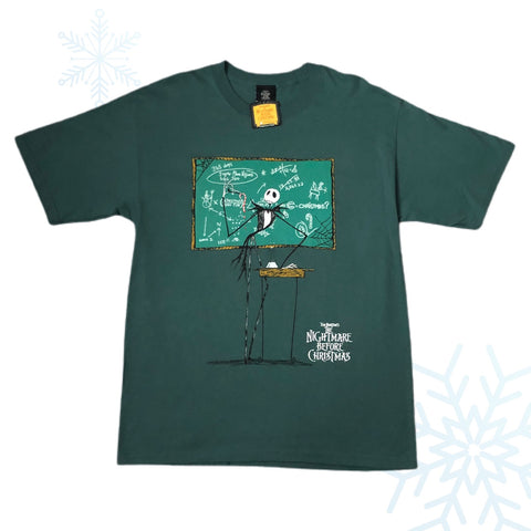 Vintage Deadstock NWT Disney Tim Burton's The Nightmare Before Christmas Jack Skellington T-Shirt