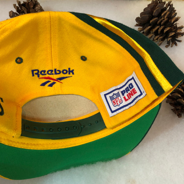 Vintage Deadstock NWOT NFL Green Bay Packers Reebok Snapback Hat