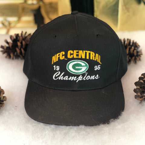 Vintage NFL 1995 NFC Central Division Champions Green Bay Packers Snapback Hat