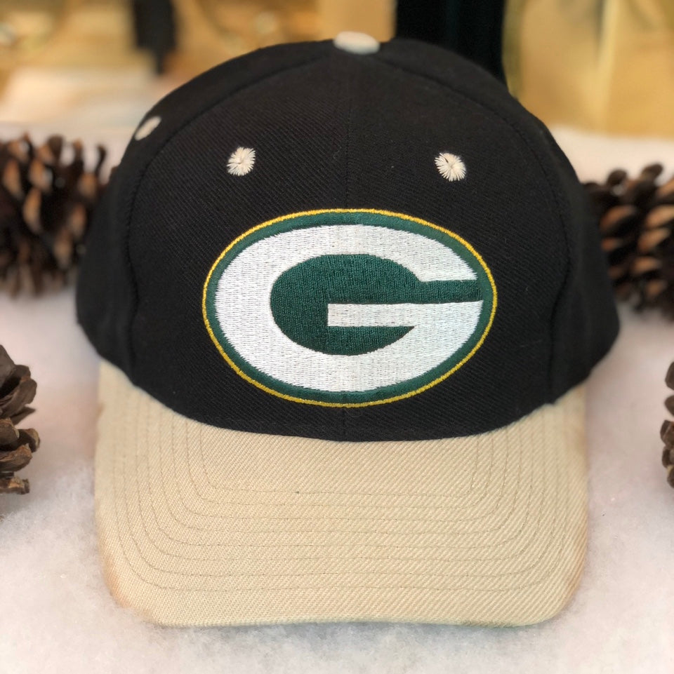 Vintage Deadstock NWOT NFL Green Bay Packers Twins Enterprise Wool Snapback Hat