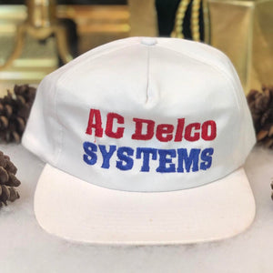 Vintage AC Delco Systems Twill Snapback Hat