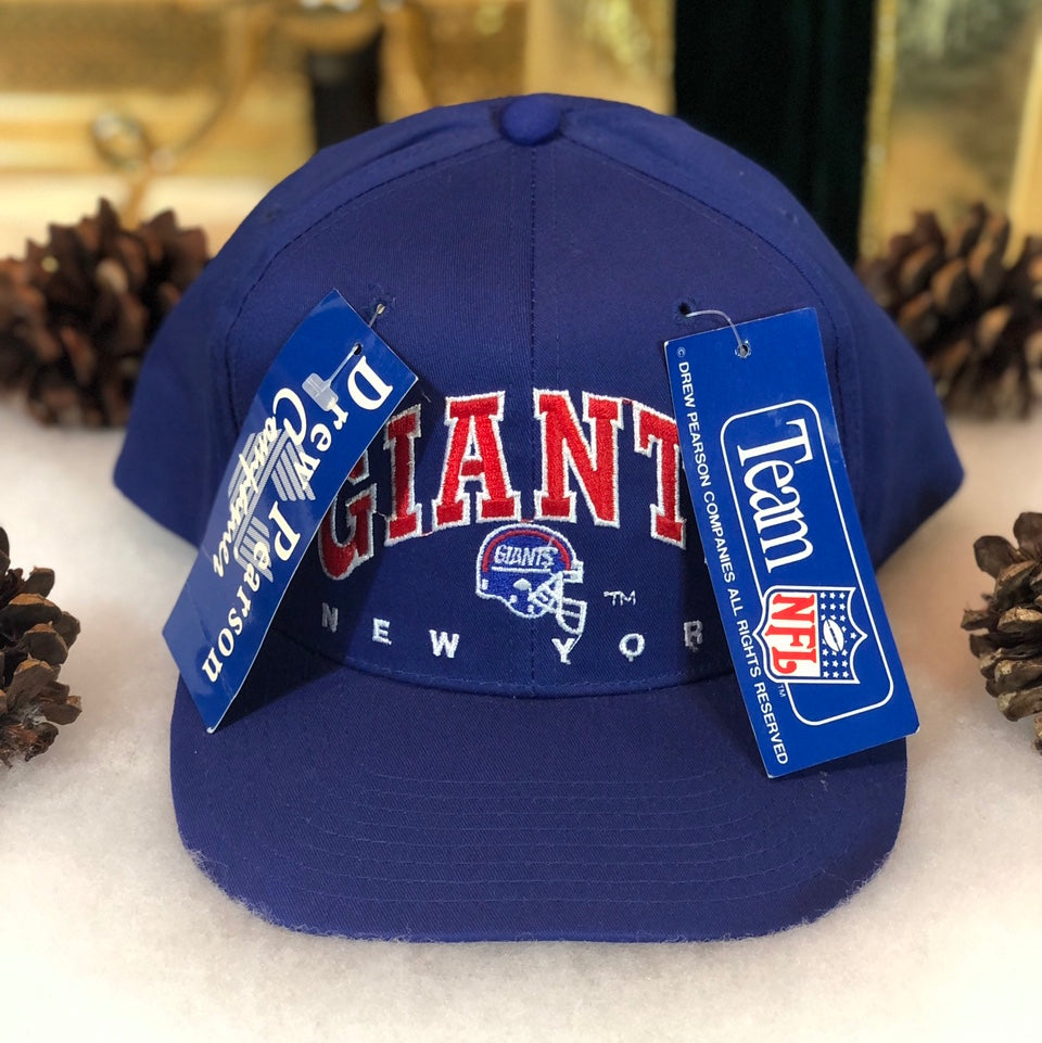 Vintage Deadstock NWT NFL New York Giants Drew Pearson Snapback Hat
