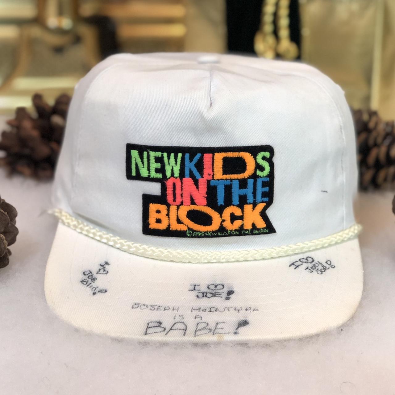 Vintage 1989 New Kids on the Block Twill Snapback Hat