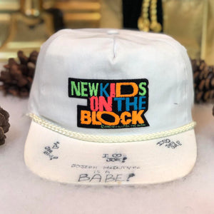 Vintage 1989 New Kids on the Block Twill Snapback Hat
