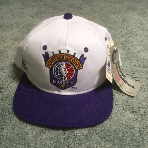 Vintage Deadstock NWT Sports Specialties 1993 NBA McDonald's Open Snapback Hat