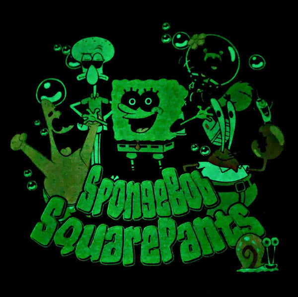 Nickelodeon Spongebob Squarepants Glow in the Dark T-Shirt (L)