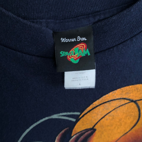 Vintage 1996 Space Jam Taz “In Your Face” T-Shirt (L)