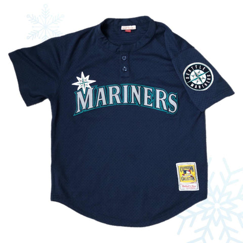 MLB Seattle Mariners Ken Griffey Jr. Mitchell & Ness Cooperstown Collection Batting Practice Jersey (M)