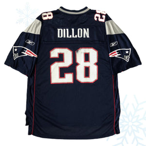 NFL New England Patriots Corey Dillon Reebok Replica Jersey (L)