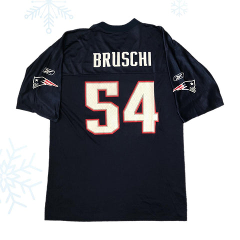 NFL New England Patriots Tedy Bruschi Replica Jersey (L)