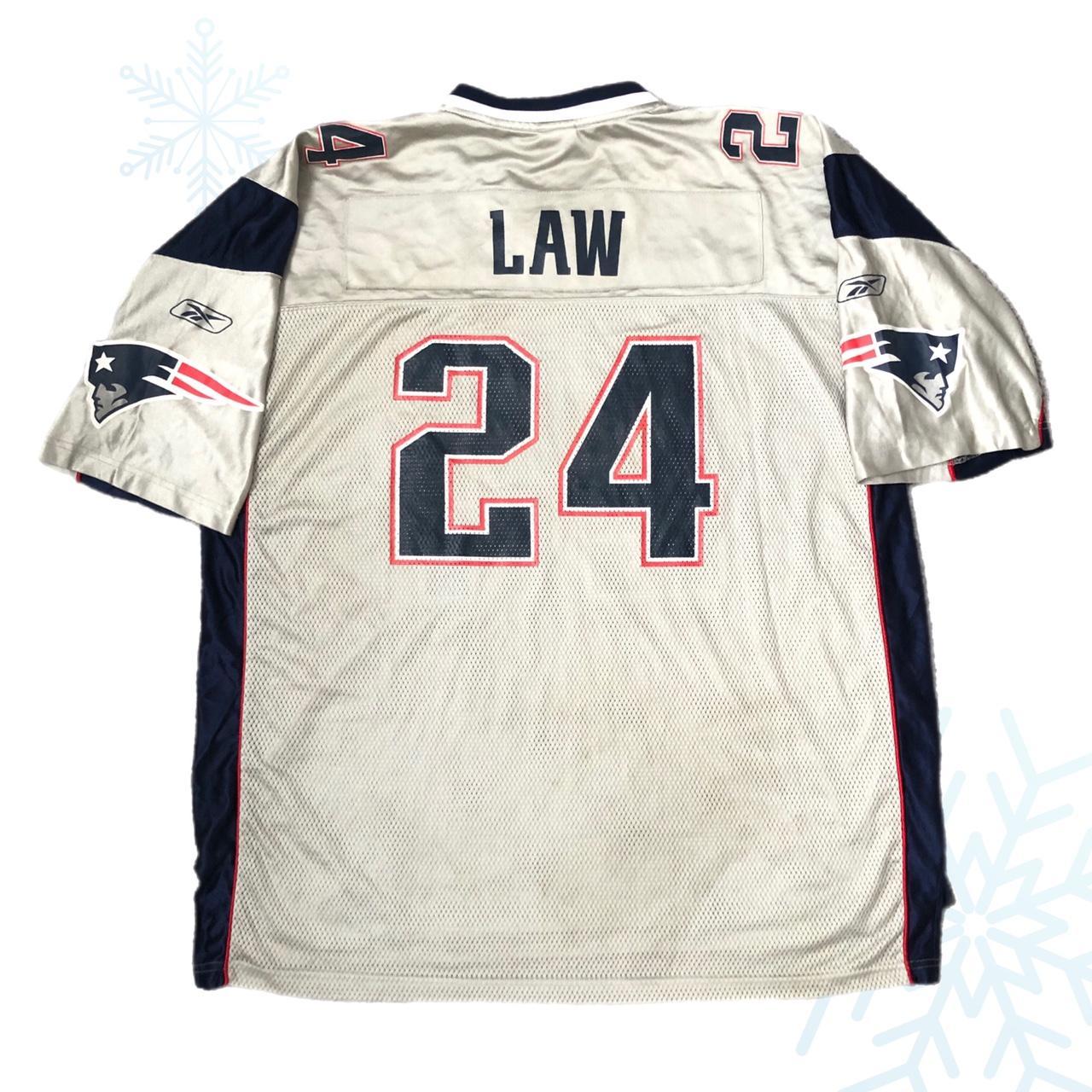 NFL New England Patriots Ty Law Reebok Replica Jersey (XXL)