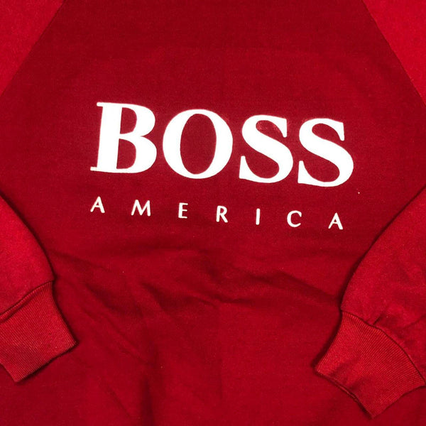 Vintage Hugo Boss America Crewneck Sweatshirt (XL)