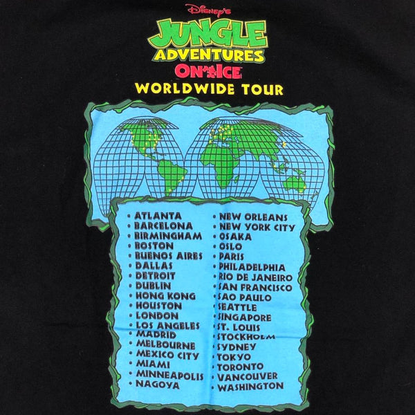 Vintage Disney Jungle Adventures on Ice Tour T-Shirt (XXL)
